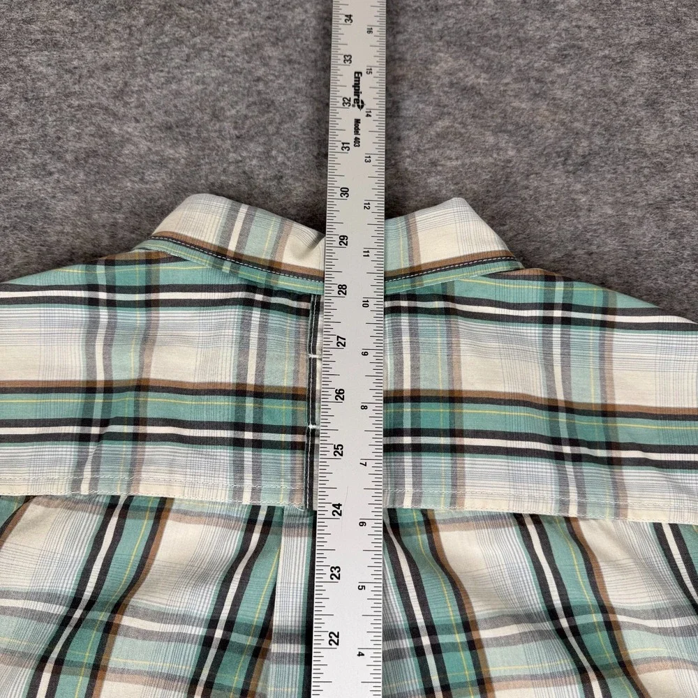 The North Face Hammets Button Up Shirt Plaid Pocket Mens Small S